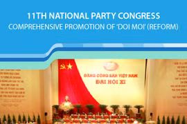 11th Party Congress: Comprehensive promotion of 'doi moi' (reform) 