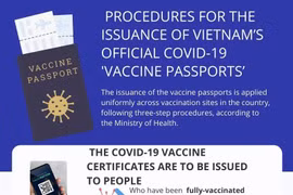 Health ministry officially introduces Vietnam's COVID-19 vaccine passport