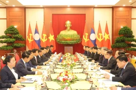 An overview of the talks between General Secretary of the Communist Party of Vietnam (CPV) Central Committee and President of Vietnam To Lam and visiting General Secretary of the Lao People’s Revolutionary Party (LPRP) Central Committee and President of Laos Thongloun Sisoulith. (Photo: VNA)