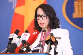 Spokeswoman of the Vietnamese Ministry of Foreign Affairs Pham Thu Hang (Photo: VNA)