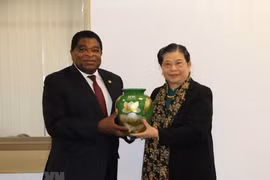 NA Vice Chairwoman busy with sidelines meetings at IPU-141