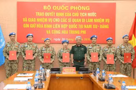 Seven more Vietnamese officers join UN peacekeeping mission