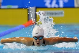Vietnamese swimmer wins silver at Military World Games in China
