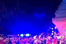 Vietnamese awardees perform at Indonesian cultural show