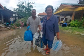 Thailand monitors supply of goods in storm-hit areas