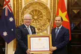 Friendship Order bestowed upon Australian Ambassador 