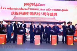 Vietjet Air marks fifth anniversary of air service to China 