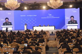 Shangri-La Dialogue: Vietnamese Defence Minister calls for peaceful solutions to disputes 