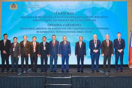 Ministerial meeting aims to crack down on drug crime in Southeast Asia