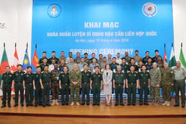 Training course for UN logistics officers opened in Hanoi