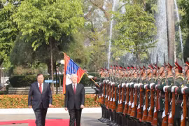 Lao media highlights Vietnamese top leader’s visit