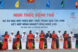Work starts on 152.7-million-USD solar power plant in Tra Vinh
