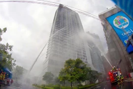 Fire-fighting drill held in Da Nang