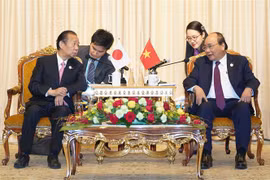 PM meets Japanese ruling party chief on BRF sidelines