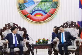Deputy PM Dung meets Lao Prime Minister, NA Chairwoman