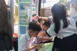 HCM City schools take libraries outdoors to encourage students to read