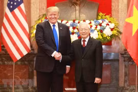 Top Vietnamese leader holds talks with US President 