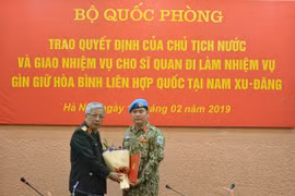 Another Vietnamese officer assigned peacekeeping duty in South Sudan 