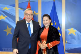 NA Chairwoman, EC President discuss EU-Vietnam FTA