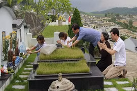 Vietnamese preserve tomb-sweeping tradition