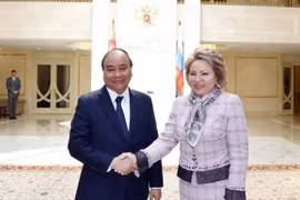 Prime Minister meets Russian upper house leader