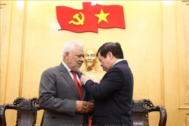 Venezuelan ambassador honoured with academy’s insignia 