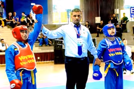 Athletes compete at World Vovinam Championship