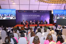 Vice President attends business woman talkshow