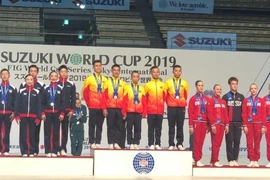 Vietnam wins three gold medals at international aerobics championship