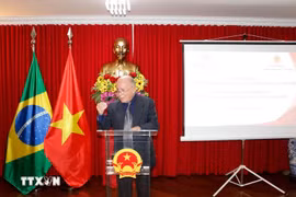 Journalist and historian Pedro de Oliviera, Secretary-General of the Brazil-Vietnam Friendship Association (Photo: VNA)