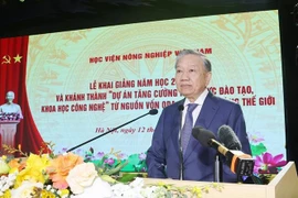 Party General Secretary and State President To Lam (Photo: VNA)