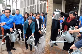 Ban flower trees planted at NA House 
