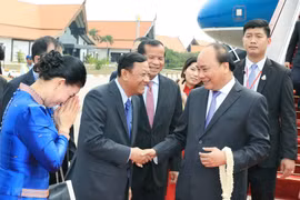 PM Nguyen Xuan Phuc arrives in Cambodia for third MRC Summit 