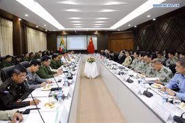 Myanmar, China vow to promote peace in border areas