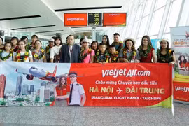 Vietjet Air marks first flight on Hanoi – Taichung route