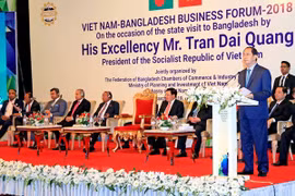 President urges firms of Vietnam, Bangladesh to create impetus for trade ties