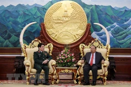 Lao leaders hail army cooperation with Vietnam 