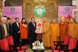 Hanoi leader extends New Year wishes to Buddhists 