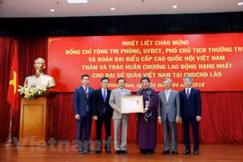 Vietnamese Embassy in Laos honoured with Labour Order