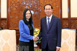 President Tran Dai Quang receives outgoing Polish ambassador