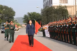 National Assembly Chairwoman visits Military Zone 1 
