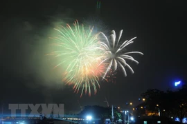 Fireworks to mark Reunification Day, May Day in HCM City