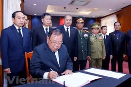 Lao friends mourn for President Tran Dai Quang