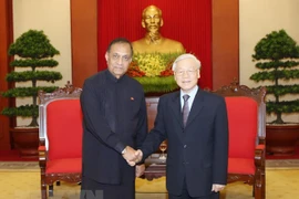 Party chief receives Sri Lankan Parliament Speaker