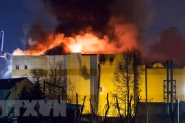 President condoles with Russian counterpart on shopping mall fire 