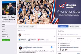 Thai PM begins election campaign on social media 