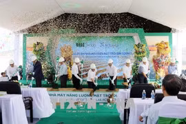 Ninh Thuan: Work begins on 800 billion VND solar power project