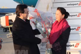 NA Chairwoman arrives in Geneva for attendance at IPU-138