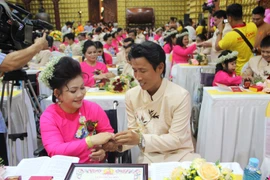 HCM City mass wedding realises dreams of couples with disabilities