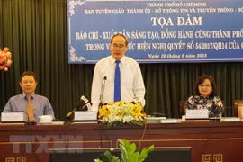 Forum highlights role of the press in HCM City’s development